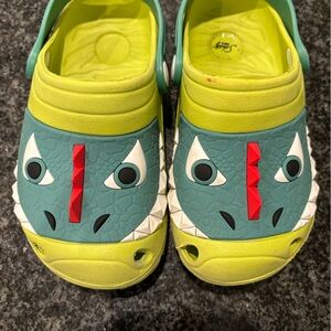 Kids Italian Croc Shoes with Dragon design